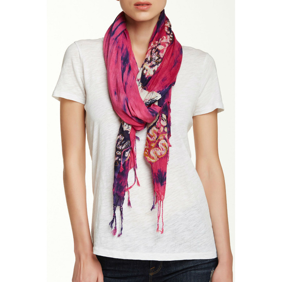 💕LF RAJ IMPORTS💕 Morrocan Tie-Dye Pattern Scarf - Picture 8 of 8